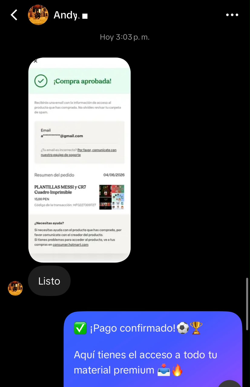 Comprobante real de pago por Nequi
