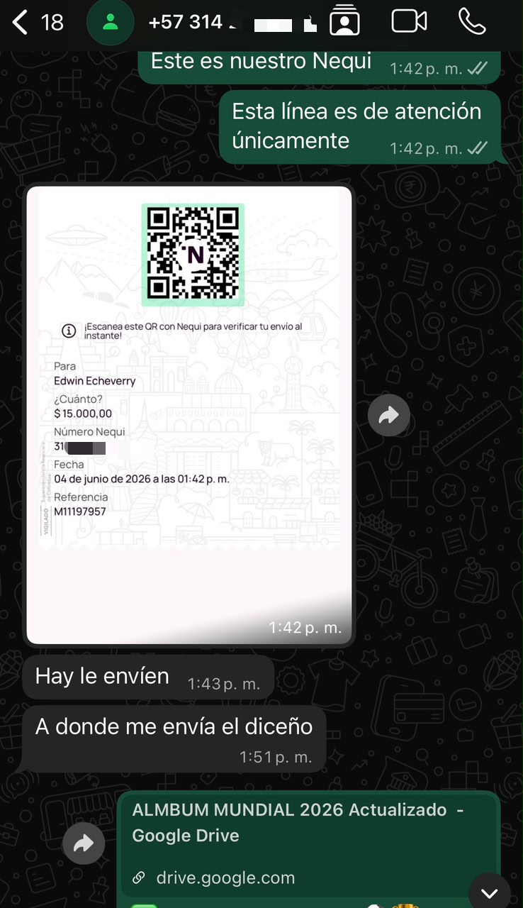 Cliente confirmando recepción del pack premium
